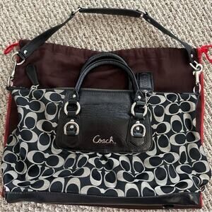 Vintage COACH Signature Ashley Leather Satchel